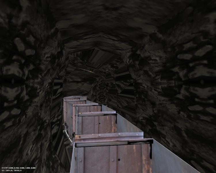 Inside mine, passing through a switch/jct - looks fine I think
