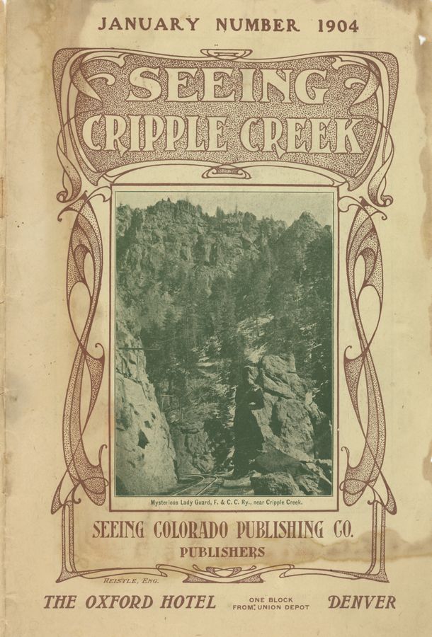 Front of the Seeing Cripple Creek January 1904 magazine