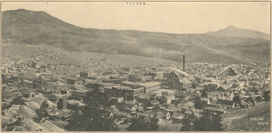 View of Victor from Battle Mountain