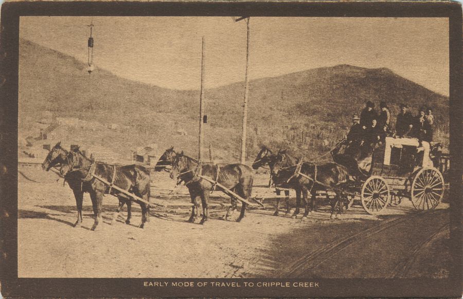 Early Mode of Travel to Cripple Creek