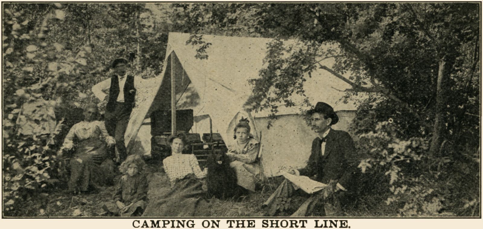 Camping on the Short Line.