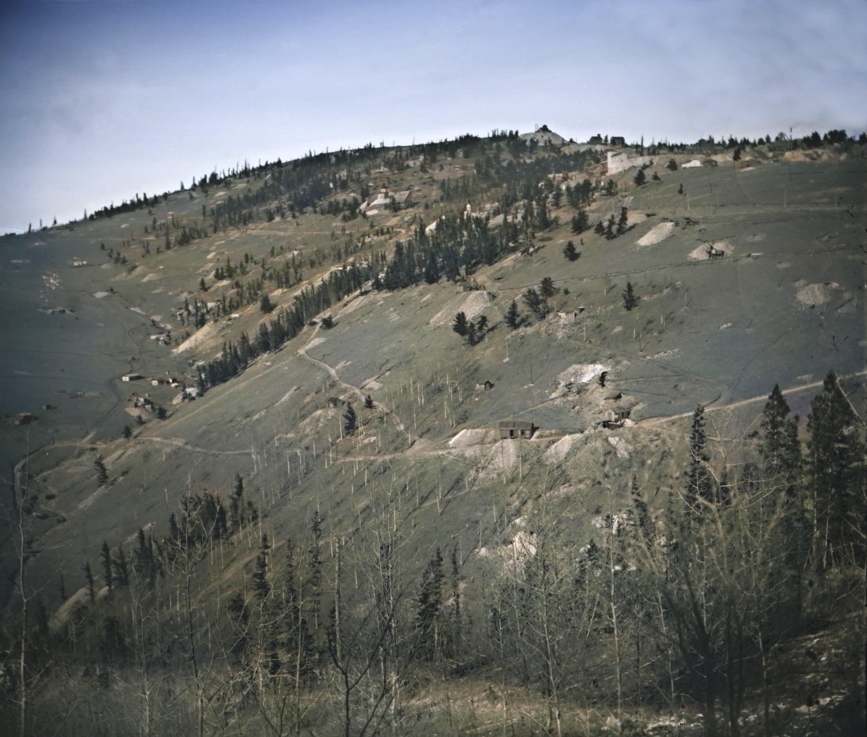 A view of Bull Hill Mines such as the John A. Logan & the American Eagle