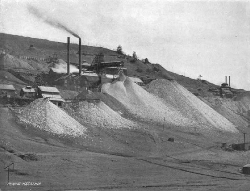 Fig. 1. El Paso Mine, on the Western Slope of Beacon Hill. Cripple Creek District.
