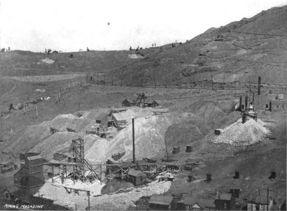 Fig. 3. Anaconda Gulch, between Raven and Gold Hills, the Scene of Several Recent Discoveries.