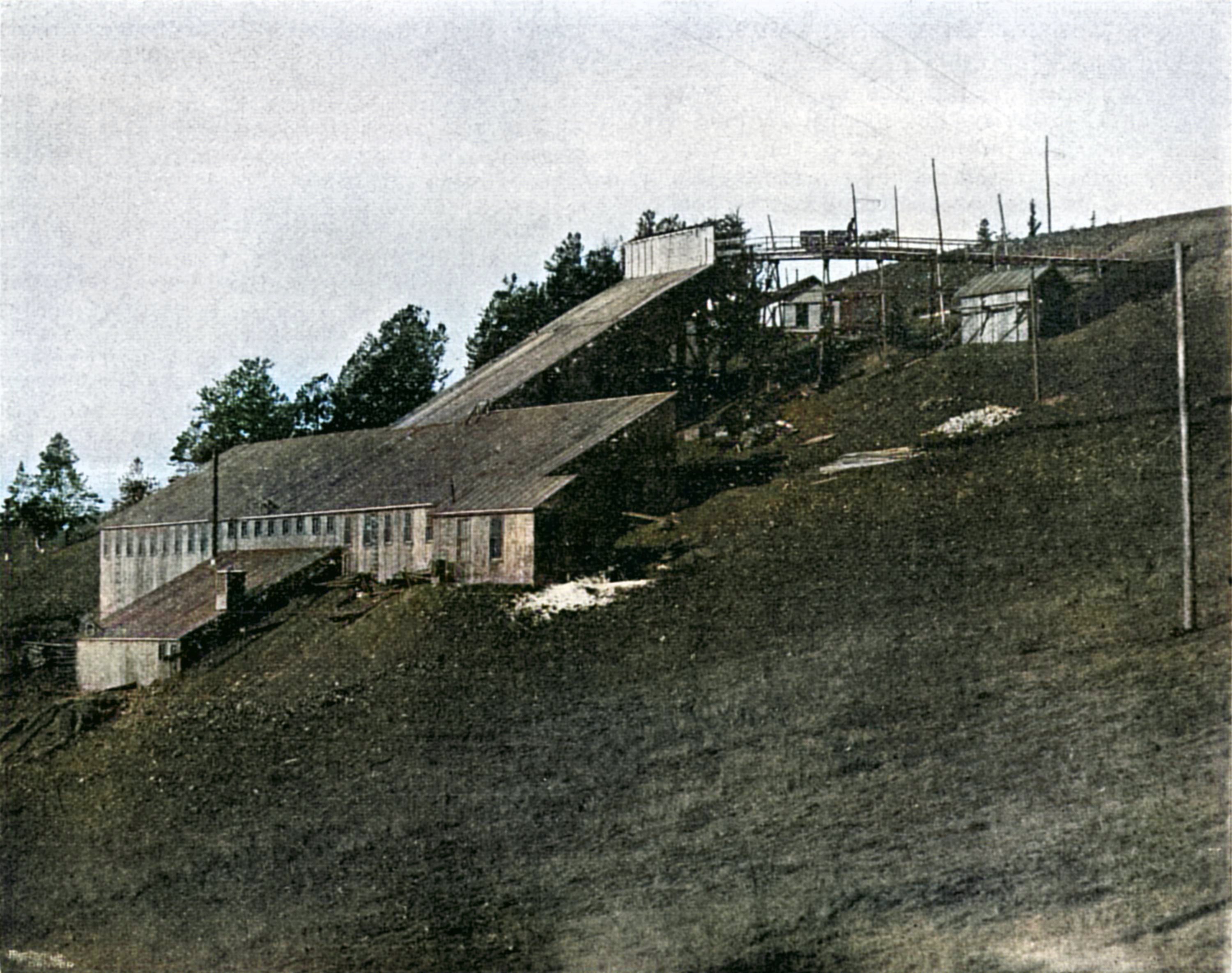 General View of the C. C. Homestake Mill on Iron Clad Hill.