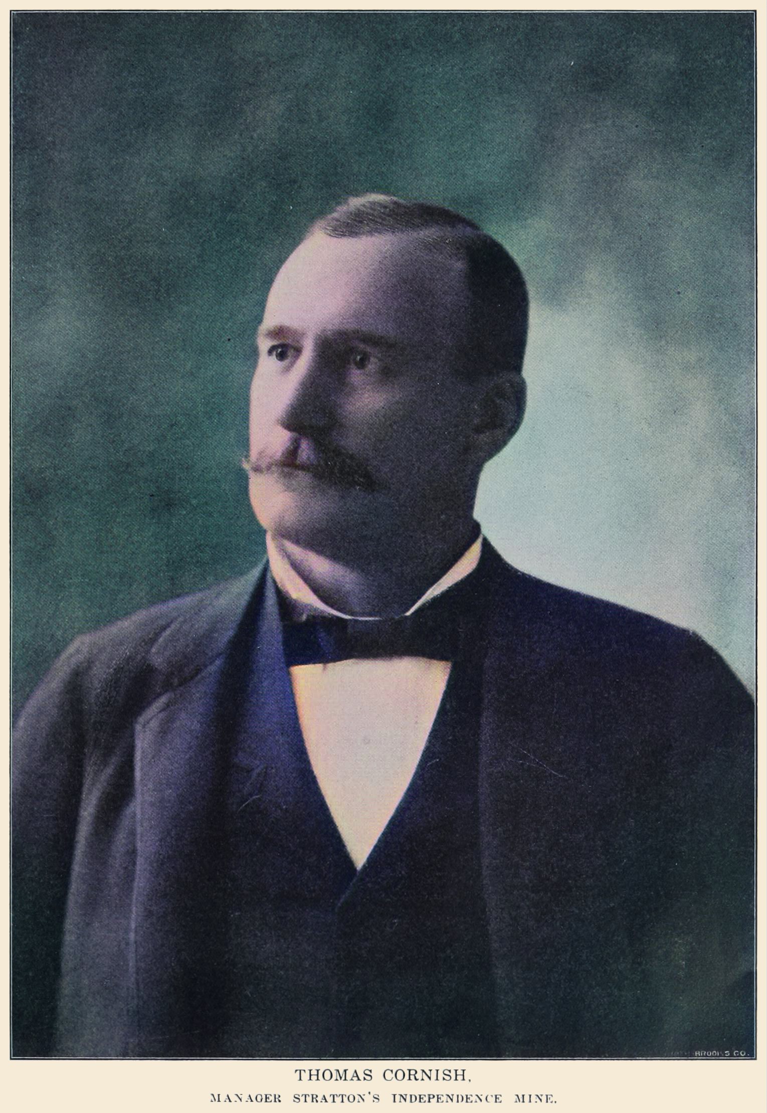 Thomas Cornish, Manager Stratton's Independence Mine.