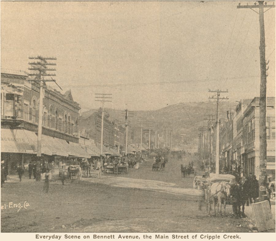 Front of the Seeing Cripple Creek January 1904 magazine