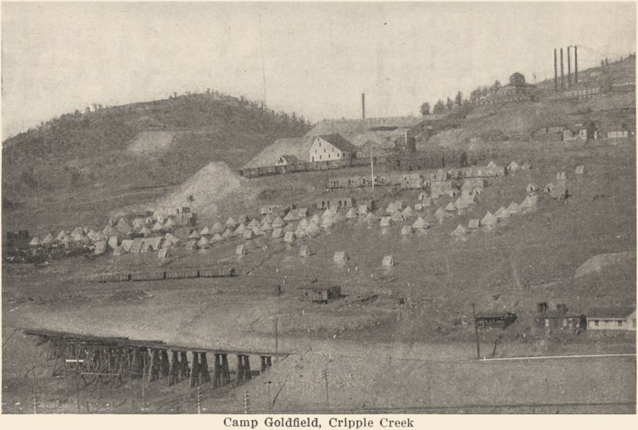 Overview Camp Goldfield on Battle Mountain