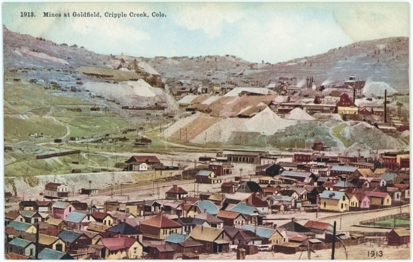 Mines at Goldfield, Cripple Creek, Colo.