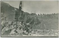 A Steam Shovel at Work at an Unknown Location, Said to Be in the Cripple Creek District