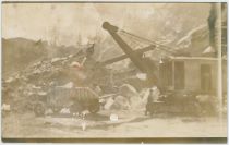 Steam Shovel Working with Vintage Truck, Doubtful In the Cripple Creek District