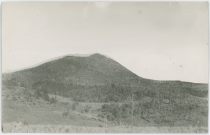 View Towards Brind Mountain, southeast of Victor Colorado. F. & C.C. Tracks Can Be Seen Near the Base of the Mountain.