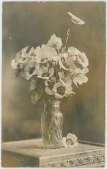 Flowers in Vase on a Table, Possible in Lehr Residence [3]