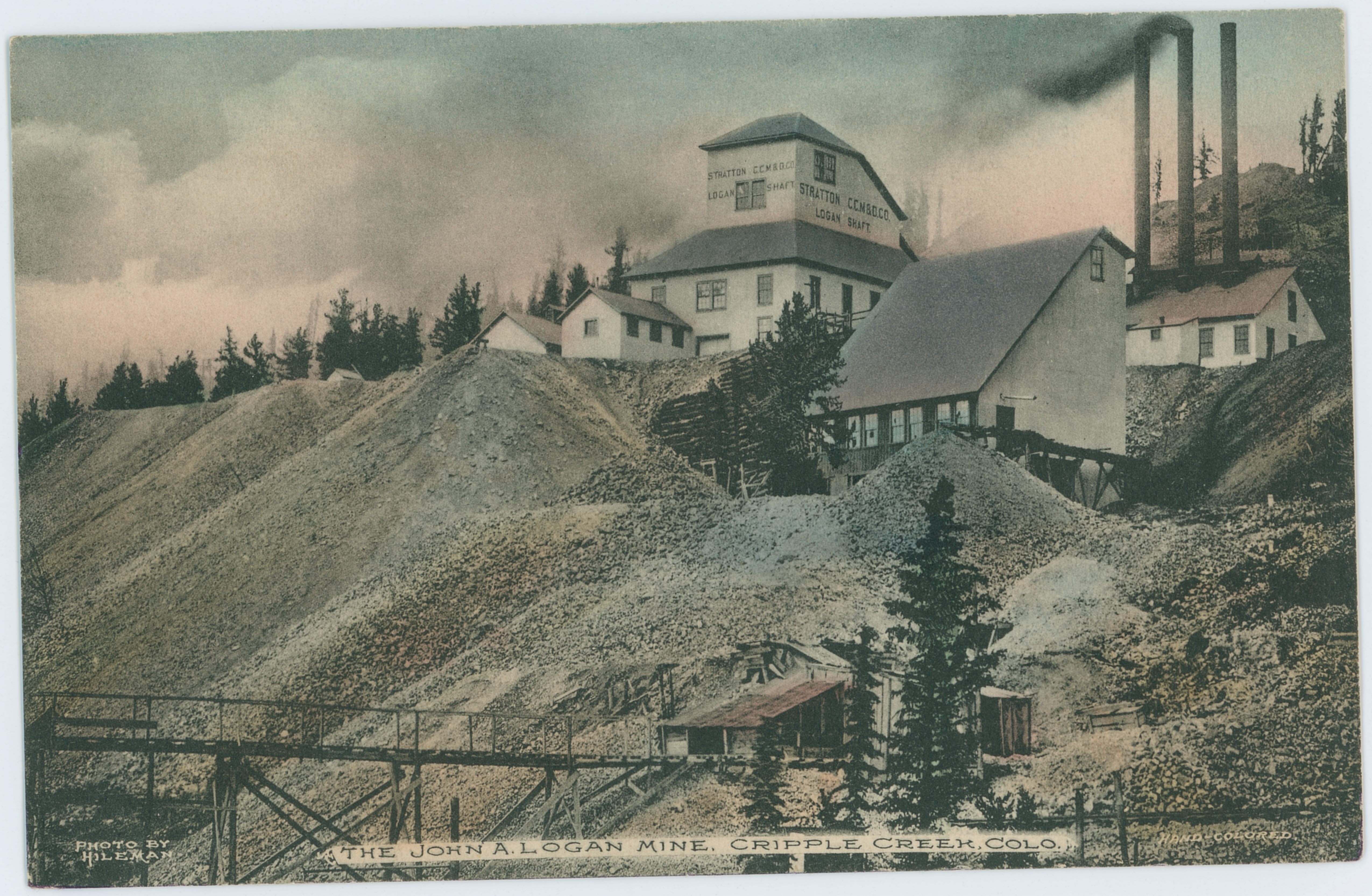 The John A. Logan Mine. Cripple Creek, Colo.