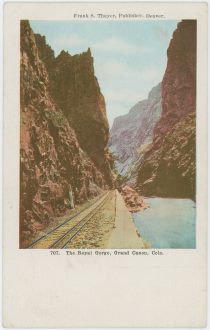 The Royal Gorge, Grand Canon, Colo.