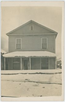 A Foot of Snow Covering Ground and House No. 126, Most Likely in Cripple Creek Town on June 17, 1912